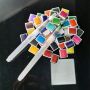 Cheap good packaging plastic box 36 watercolor paint set water color