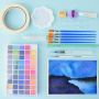 Professional factory 50 colors water color palettes aquarelle brush pretty excellent watercolor set