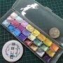 24 metallic watercolor painting set glitter art paint set water color watercolor palette pearl metallic