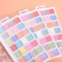 26 colors metallic glitter shimmer watercolor paints set half pan semi-dry water colors painting water colour watercolour