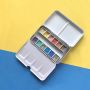 12 colors pearlescent starry metallic watercolor set watercolor paint pastel water color