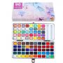Directly Factory superior 90 colors Solid water color metallic watercolor paint set