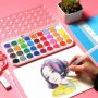 36 non-toxic water color watercolor solid cake set half pan painting water colour watercolour paint set cake