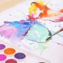 12/16/28/36 non-toxic water color cakes paints set half pan watercolor cakes painting water colour watercolour