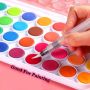 Factory 36 non-toxic water color watercolor cake set half pan watercolor cake painting water colour watercolour paint set cake