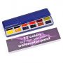 12 aquarelle watercolor paints set half pan semi-dry water colors painting semi-dry water colour watercolour for paper