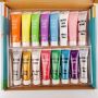 High quality colorfast waterproof 36ml 18 colors acrylic paint kids paints acrylic set