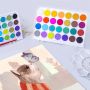 12/16/28/36 non-toxic water color cakes paints set half pan watercolor cakes painting water colour watercolour