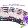 12/16/28/36 non-toxic watercolor cake set half pan watercolor cake painting water colour watercolour