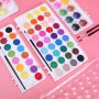 12/16/28/36 non-toxic water color cakes paints set half pan watercolor cakes painting water colour watercolour