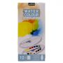 Multi-effect 12 half pans and 24 half pans oval box/ square metal box/round metal box watercolor