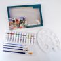 12 colors hot selling amazon angela craft smart set white golden paint art acrylic air brush acrylic paint for kids