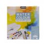 Multi-effect 12 half pans and 24 half pans oval box/ square metal box/round metal box watercolor
