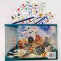 Manufacturing service art custom acrylic paint set permanent airbrush leather kids abd adults begginer 12 colors acrylic paint