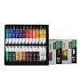 New listing good light resistance colorful set of 12-24 tubes x 12ml acrylic