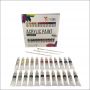 24 Acrylic Paint Set with 3 brushes with 12 ml Each Alu Tube