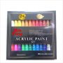 Non - toxic 24 Acrylic Paint set with water brush pen