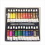 24pcs 12ml Acrylic Paint set with 3 brushes