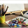 24pcs 12ml Acrylic Paint with 5 brushes and 1 plastic palette