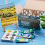 Norberg & Linden Non-toxic 15colors 120ml Plastic Bag packed Premium Acrylic Paint set for canvas painting