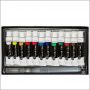 Non toxic promotional 12pcs 12ml Watercolor paint with Water Brush Pen
