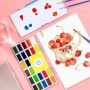 New Design Superior 24 Ultrathin Solid watercolor pad, Wholesale high quality Paints Drawing watercolor paper pad