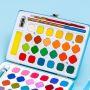 48 Colors solid pigment chinese watercolor paints cheap art paint for beginner