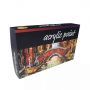 Hot Sale New Style Cheap Price 48 Colors 22ml Canvas Painting Aluminium Tube Acrylic Paint Set For Children