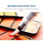 Superior PWK-18P/18B New Products Fan Shape Pocket Solid Pastel Water Color Painting Set with Art Brush and Detachable Sponge