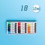 18colors 12ml Acrylic Paint Set Students Painting Beginner Wholesale Art Supplies