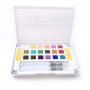 plastic pp box solid water color paint children student with brush watercolour paint set oem