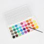 Powdery cake watercolor