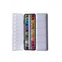 Solid pearlescent metallic watercolor paints 12/24/48 colors painting set metal box