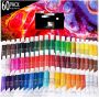 Amazon Hot 24 colors 12ml Art watercolor Paint Tube Set