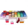 Bright color 50pcs jelly gouache paint set artist safe and non-toxic for children
