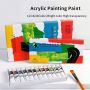 Maries Professional Acrylic Paints DIY paint on Canvas/Wood/Wall 12/18/24 Colors 12ml Acrylic Paint Set