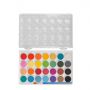 12 16 28 36 Colors Fluorescent Non-toxic High Hransparency Solid Professional Kids Watercolor Paint Cakes Set