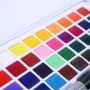 Transparent 12/18/24/36 Color student drawing art supplies solid watercolor paint set