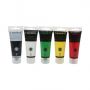 High Quality 75ml Acrylic Portable Solid Plastic Tube Watercolor Paint Set For Kids