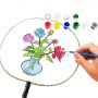High Quality Non Toxic Water Based Paint 6 Color 3 Ml Acrylic Paint Art Set