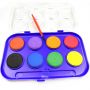Hot Selling Non Toxic Kids Watercolor Palette Box 8 Colors Solid Paint Set