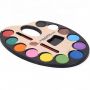 Watercolor Set 12 Colors Solid Watercolor Wheel Cake Paint Palette Set