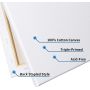 Wholesale Bulk 8*8 10*10 Square Shape 100% Cotton Blank Stretched Artist Canvas for Kids Adults painting