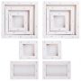 Artist Blank 10 Pieces Canvas Panels Assorted Size Art Multi stretched Canvas Boards for painting