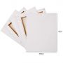 8 pack 8*10 inch blank art stretched canvas with pine wood duck canvas