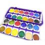 eco-friendly kids watercolor cake 12 colors aquarelle color watercolor palette tray