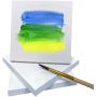 OEM costom size square shape 4 pcs pack wholesale blank stretched canvas