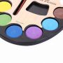 Watercolor Set 12 Colors Solid Watercolor Wheel Cake Paint Palette Set