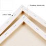 8 pack 8*10 inch blank art stretched canvas with pine wood duck canvas