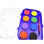 Hot Selling Non Toxic Kids Watercolor Palette Box 8 Colors Solid Paint Set